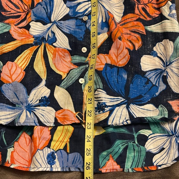 TOMMY BAHAMA | Floral Short Sleeve Hawaiian Shirt Women’s XXS - Picture 9 of 9